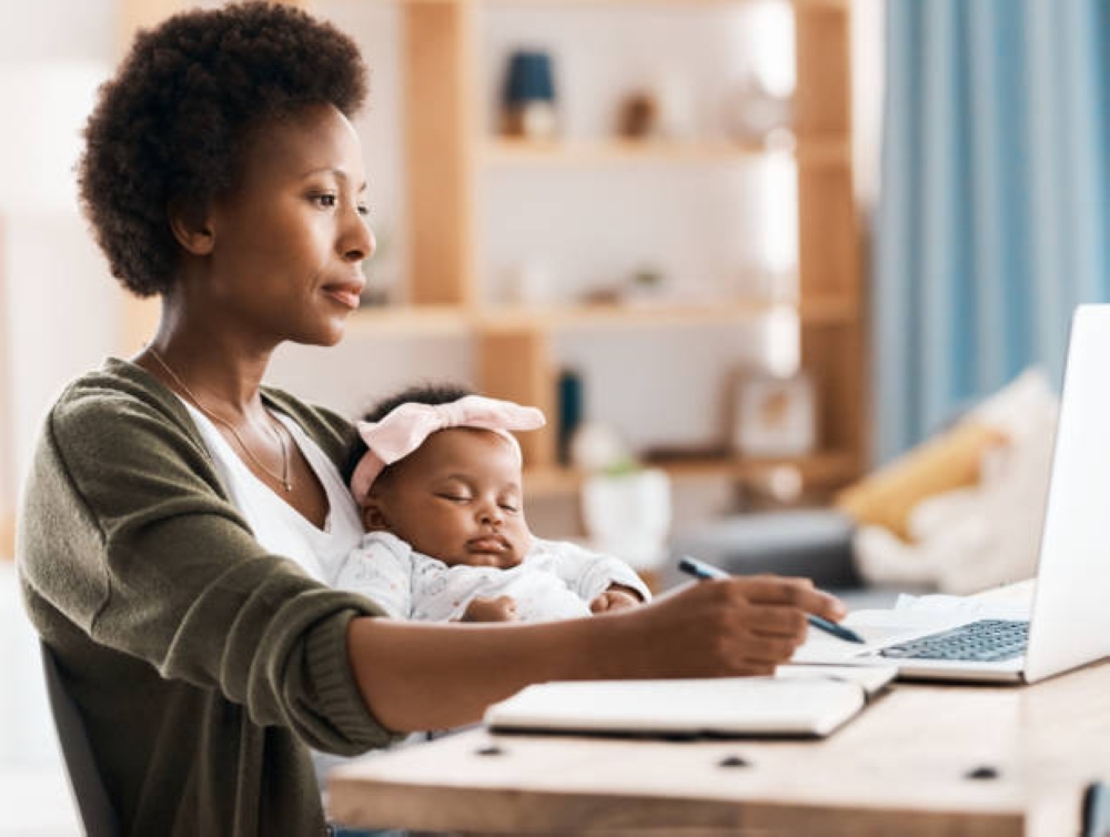Balancing work and motherhood can be a daunting task. Net photos.