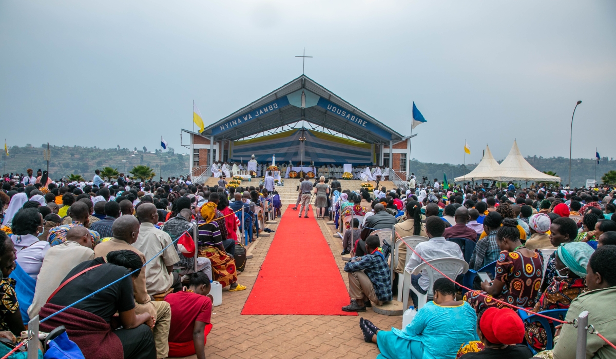 Thousands of Catholic faithfuls from all over the world have gathered at Kibeho where the Virgin Mary appeared in 1981 to celebrate Assumption Day on Monday, August 15. / Willy Mucyo