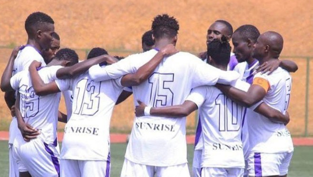 Sunrise FC players during a league match against Police Fc. Courtesy