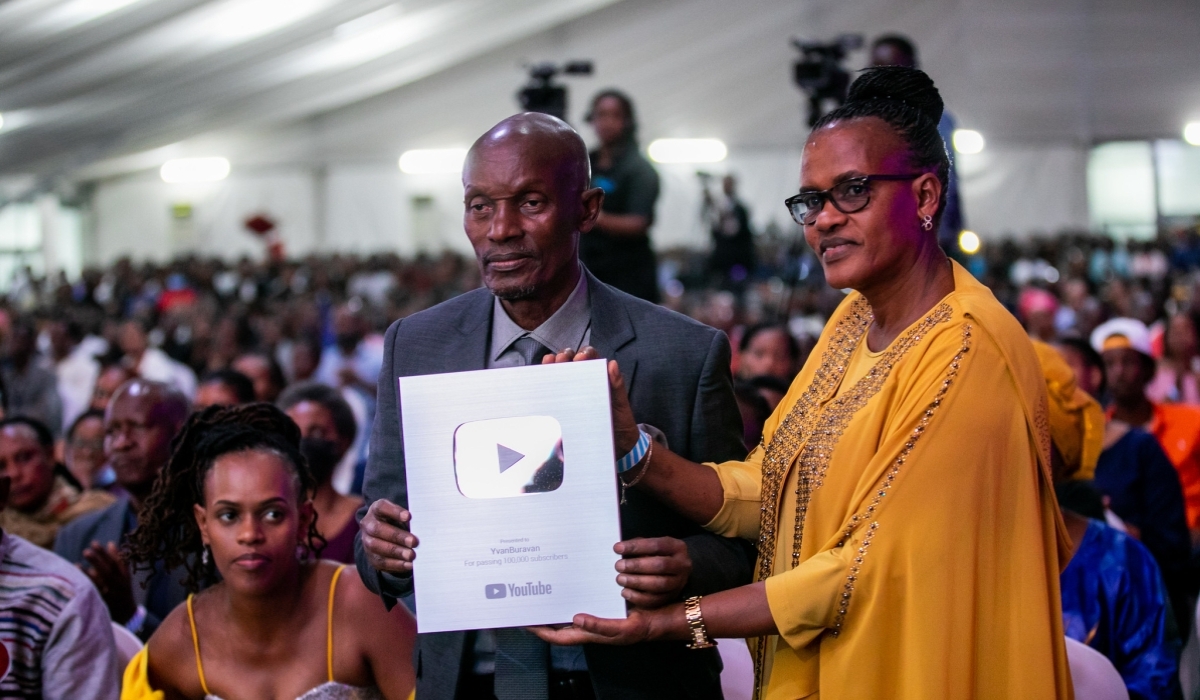 Michel Burabyo and Elizabeth Uwikunda, Yvan Buravan’s parents. 