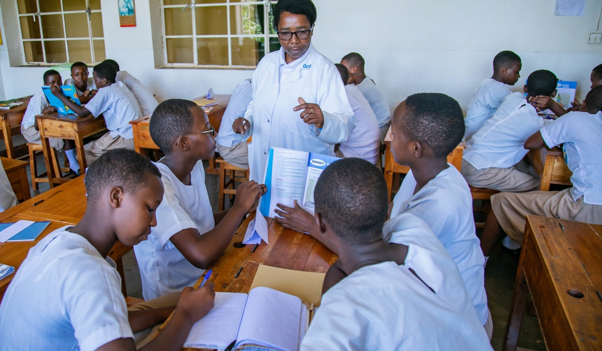 A teacher during a class. A total of 3,911 educators have started doing oral interviews for various school leadership positions on August 29. / File