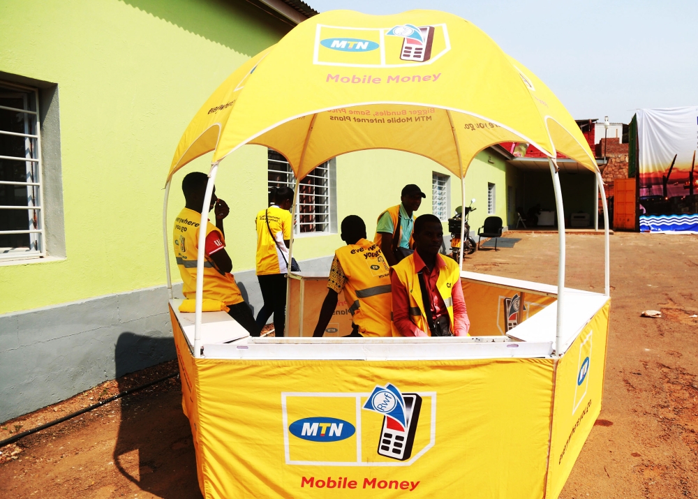 MTN mobile money agents in Kigali. Photo: File.