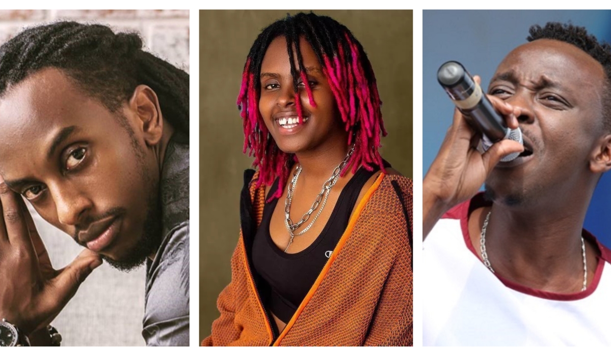 
Andy Bumuntu.Ariel Wayz  and Jules Sentore. 
Photos/ Net