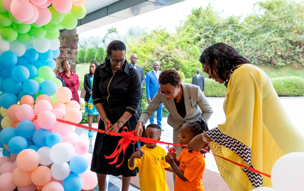 First Lady Jeannette Kagame officially inaugurated EZA - Urugwiro ECD centre, at Village Urugwiro, on Thursday September 1. Courtesy