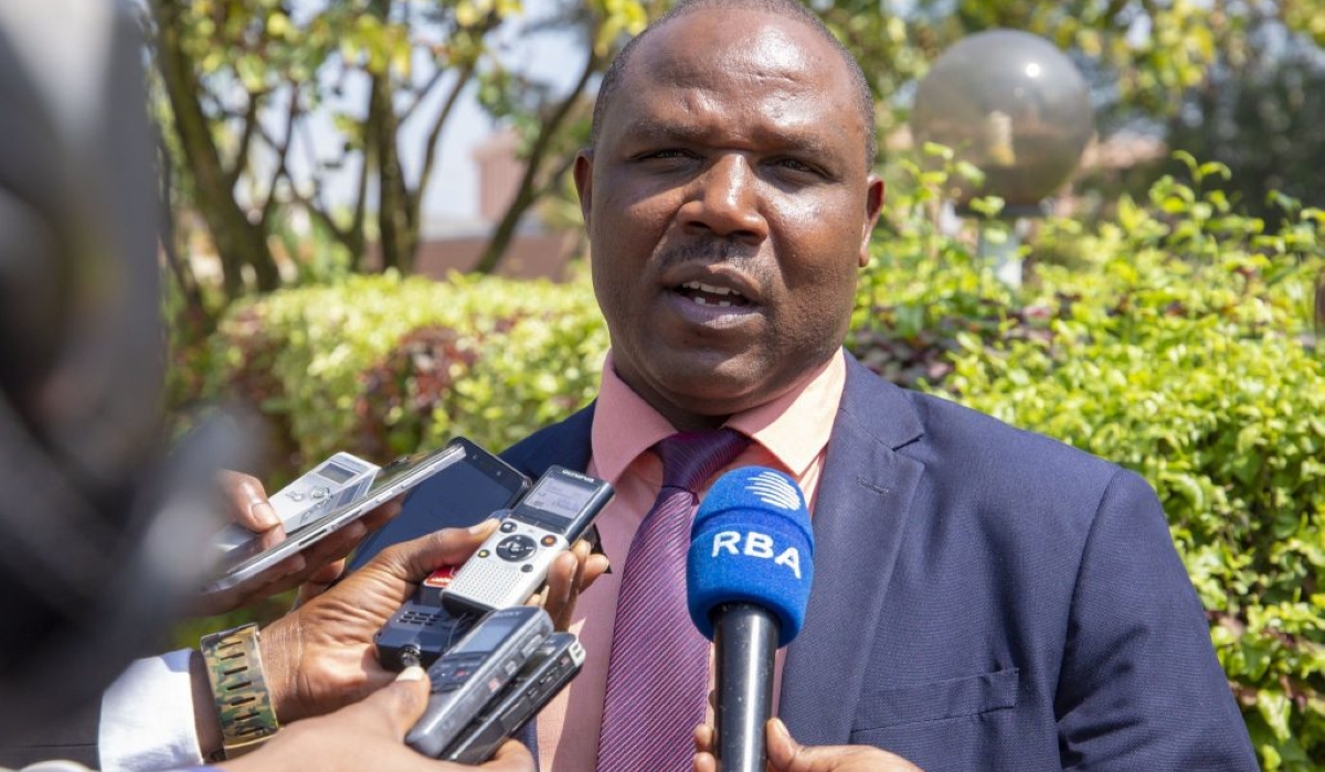 Jean-Claude Musabyimana, the Permanent Secretary in the Ministry of Agriculture and Animals Resources.