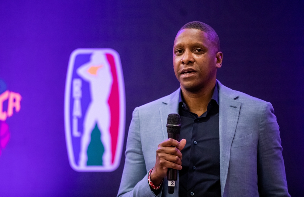 Toronto Raptors President Masai Ujiri says that the Basketball Africa League can produce players that can play in the NBA regular season, if given time to grow. / Courtesy