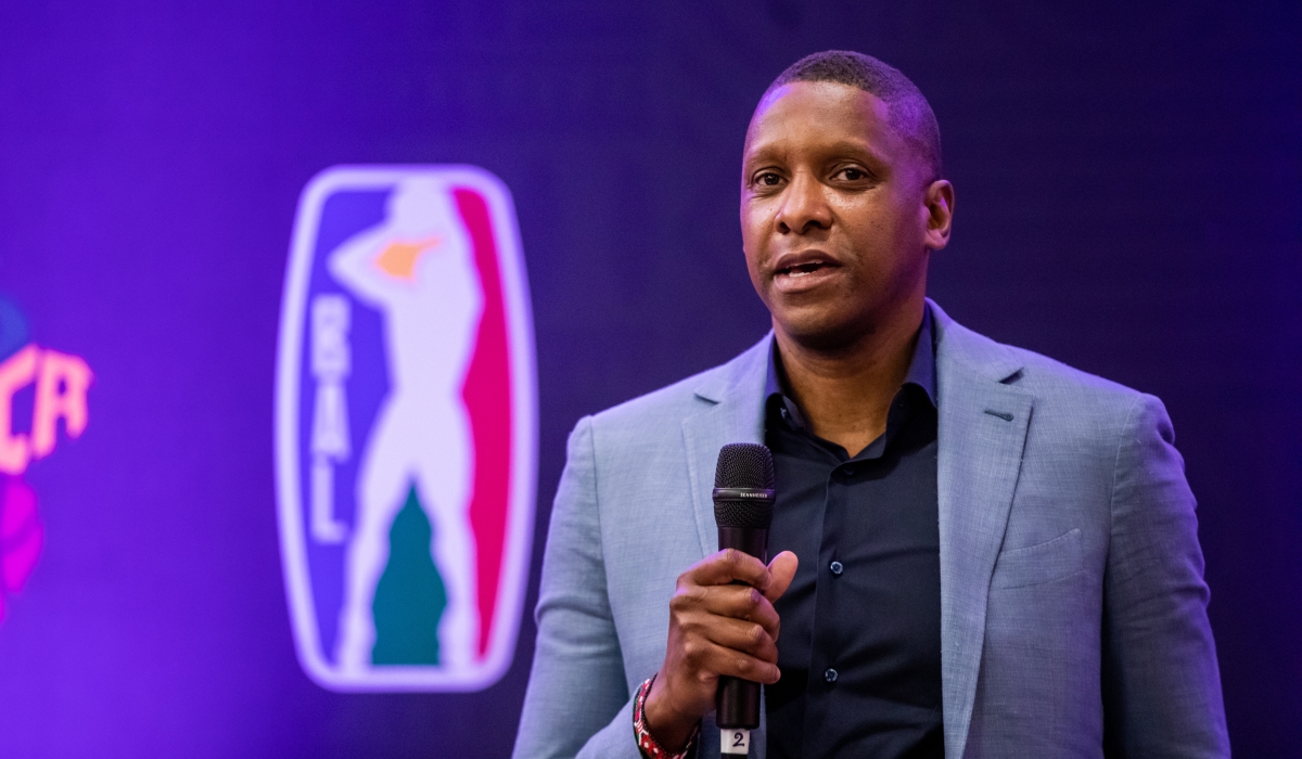 Toronto Raptors President Masai Ujiri says that the Basketball Africa League can produce players that can play in the NBA regular season, if given time to grow. / Courtesy