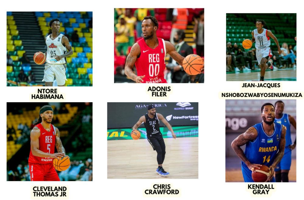A collage of basketball players to watch out for in the upcoming playoffs finals. Courtesy