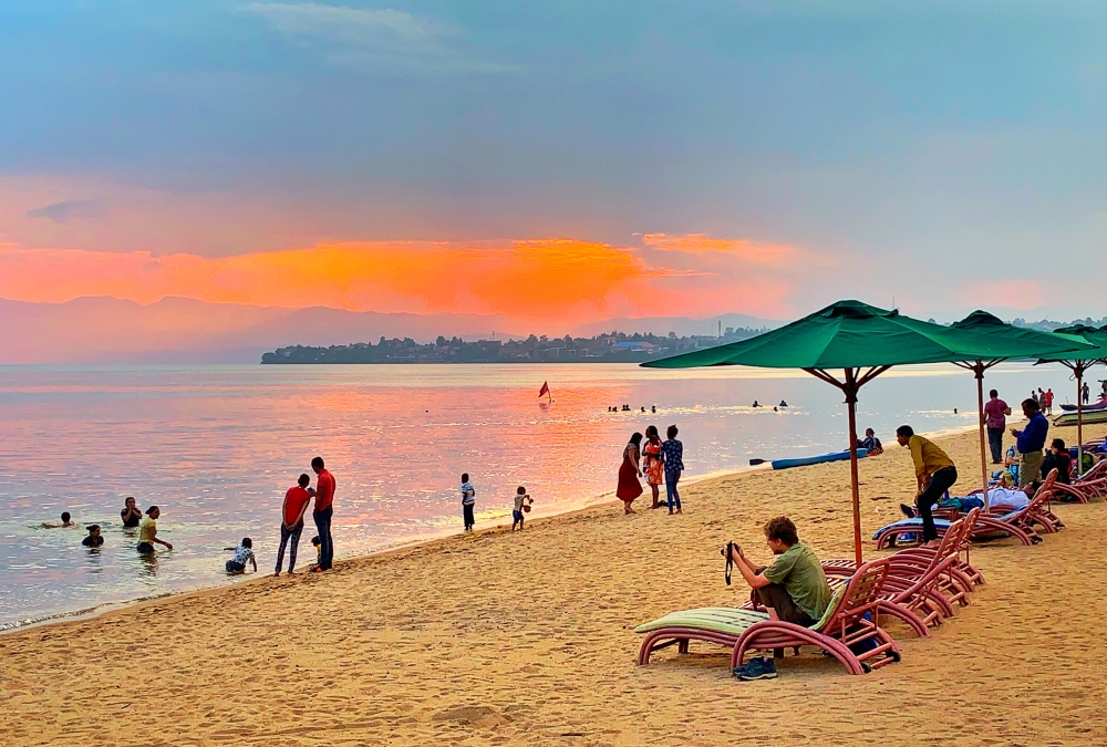 A view of Kivu Beach on the shores of Lake Kivu in Rubavu District. Photos: Courtesy.