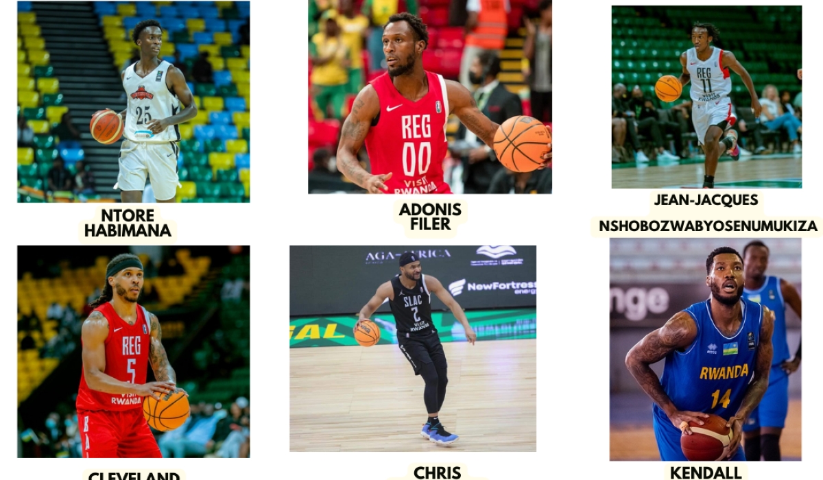 A collage of basketball players to watch out for in the upcoming playoffs finals. Courtesy