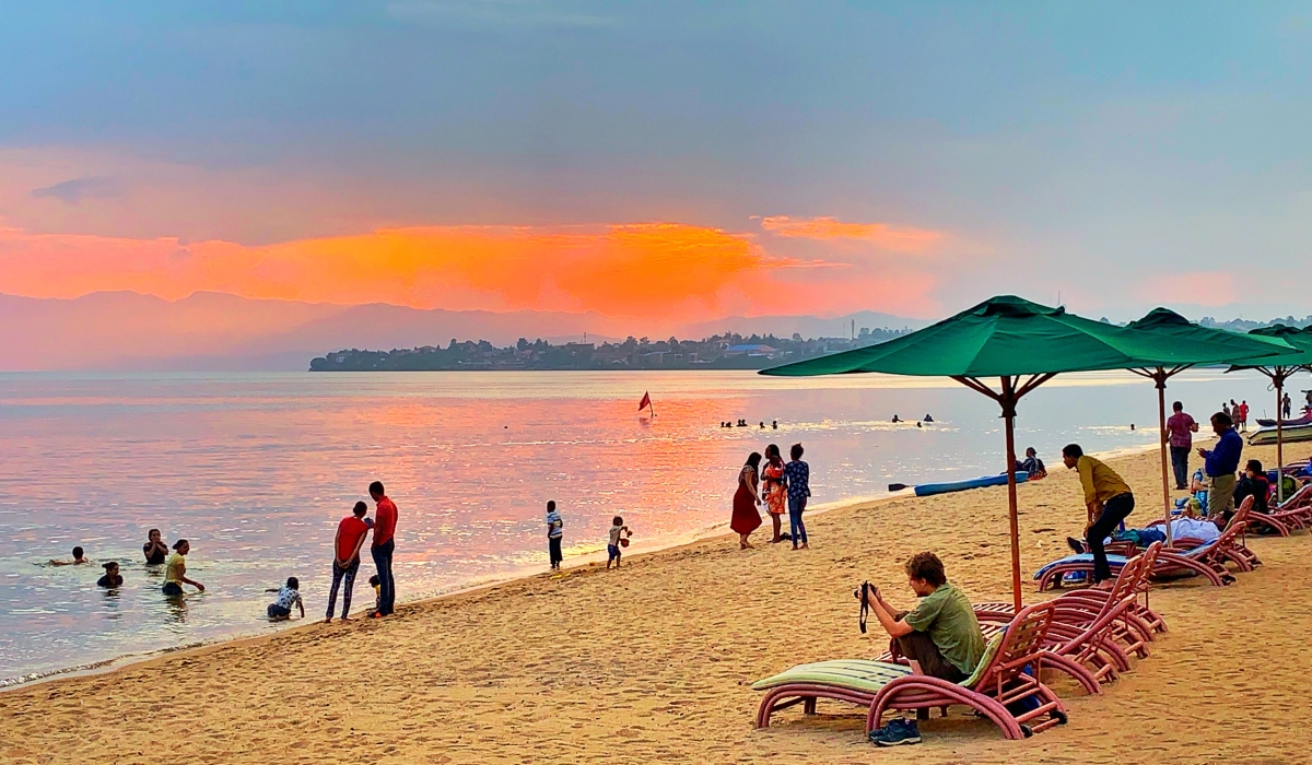 A view of Kivu Beach on the shores of Lake Kivu in Rubavu District. Photos: Courtesy.