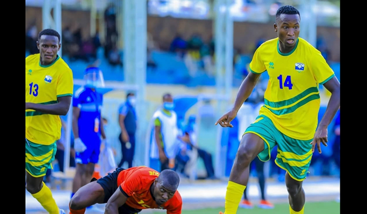 Amavubi striker Lague Byiringiro is one of the local players who are crucial to the U-23 team that will take on Libya in the AFCON  qualifiers. The 21-year-old forward has previously featured for the senior Amavubi team. File