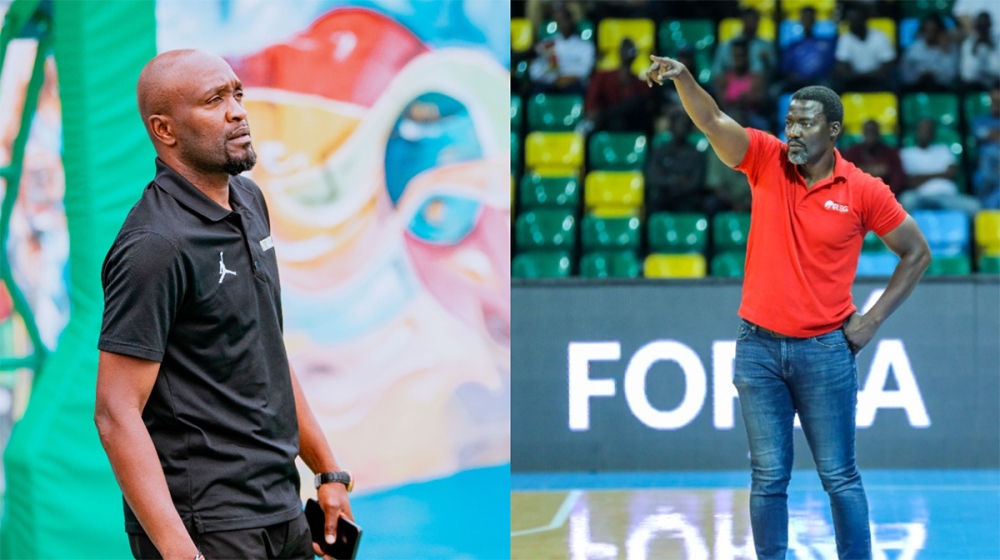 L-R: Coaches Bernard Oluoch and Henry Mwinuka. / Courtesy