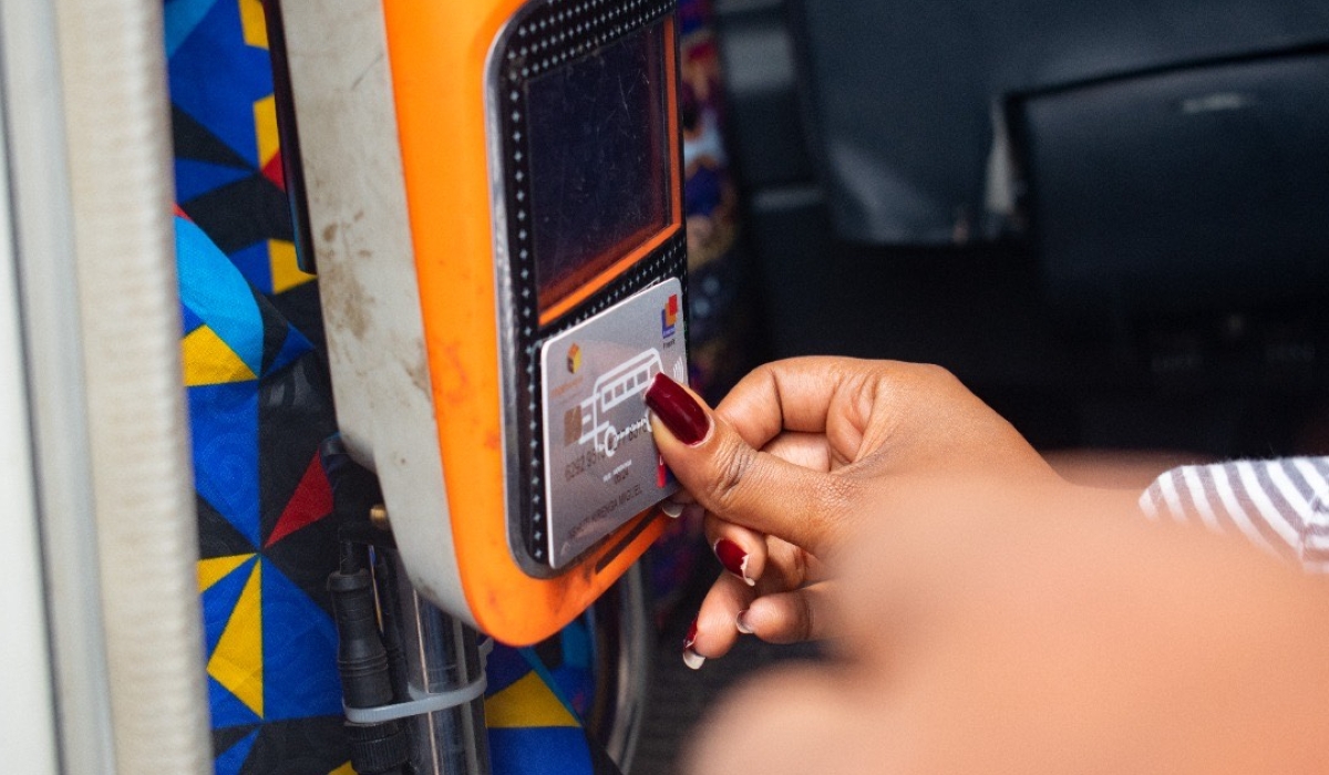 The smart card dubbed SafariBus has for months been piloted in Musanze District . You can also use the card to withdraw cash at ATM machines owned by Bank of Kigali, KCB, Equity Bank and Ecobank.Craish Bahizi