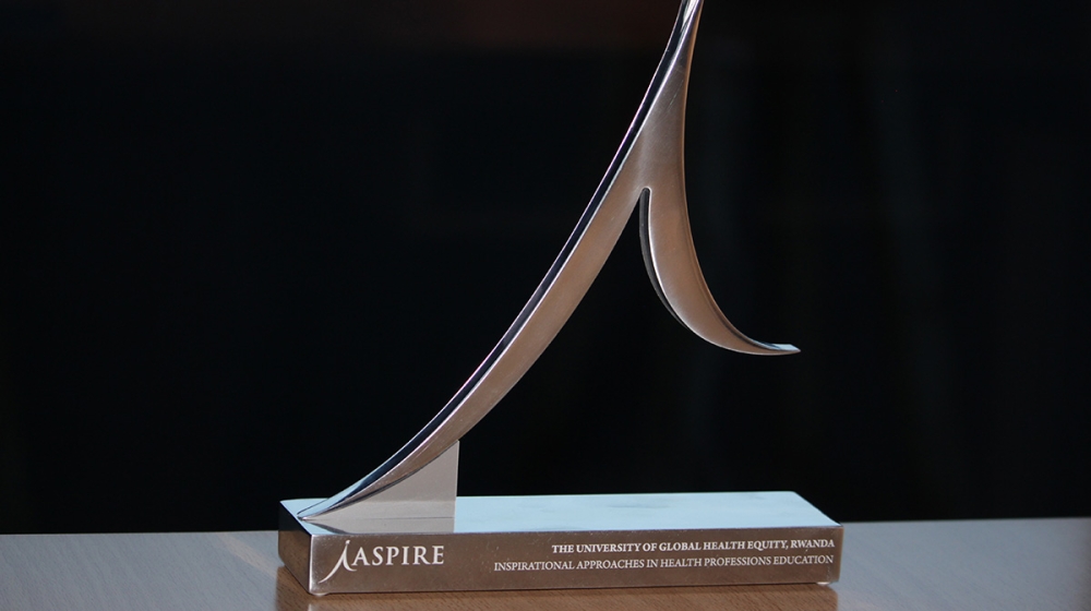 UGHE’s Aspire-to-Excellence Award for Inspirational Approaches to Health Professions Education.