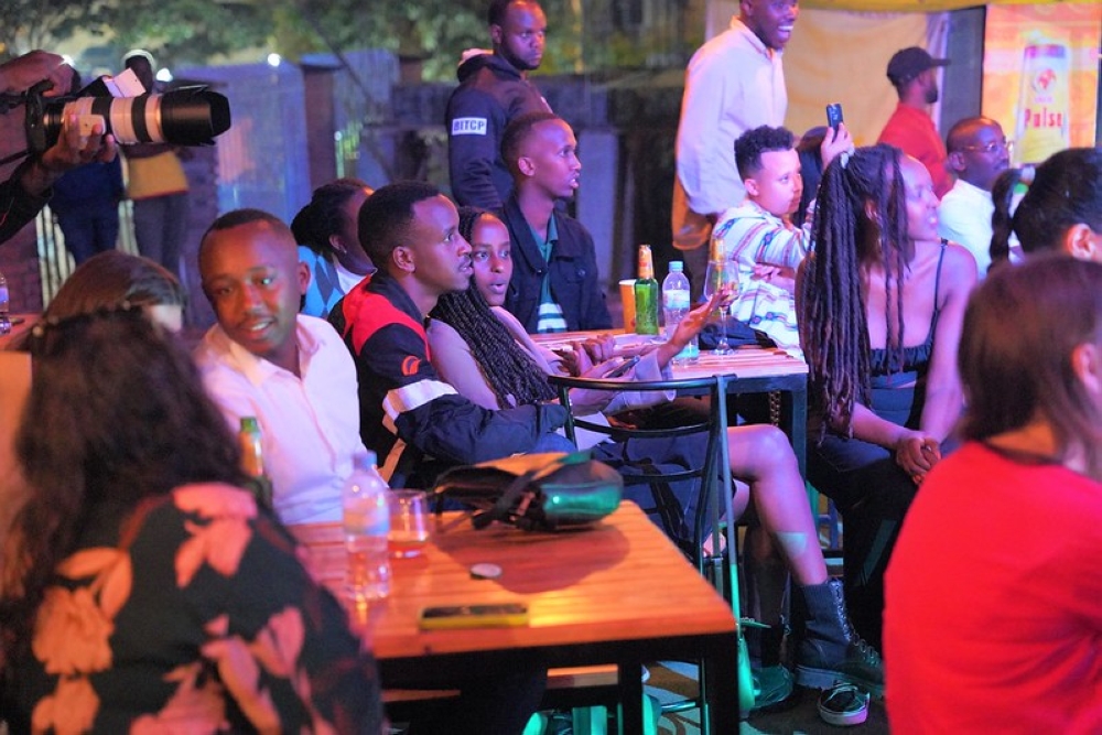 Revelers follow Songstress Ariel Wayz performance, as she  released a new Extended (EP) ‘Touch the Sky’ during which she celebrated her birthday in a live concert held at Envision Arts Center on Thursday, September 8, All photos by Craish Bahizi