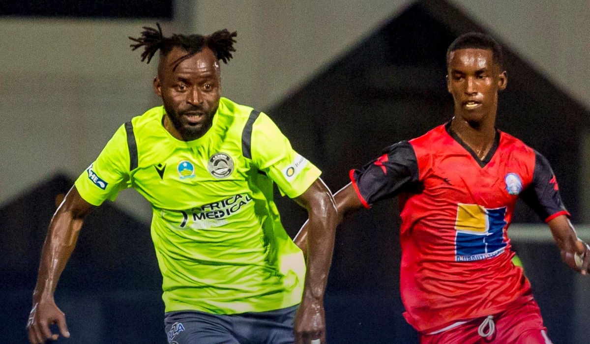 AS Kigali striker Shaban Husein Shabalala during a goalless draw against ASAS Djibouti Telecom in the preliminary round first leg game of the 2022/23 CAF Confederation Cup  at the Stade El Hadj Gouled on September 10.Courtesy