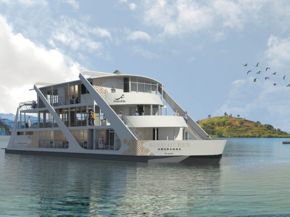 The Mantis Kivu Queen uBuranga will be the first motor yacht to sail on Lake Kivu. Photo: Courtesy.