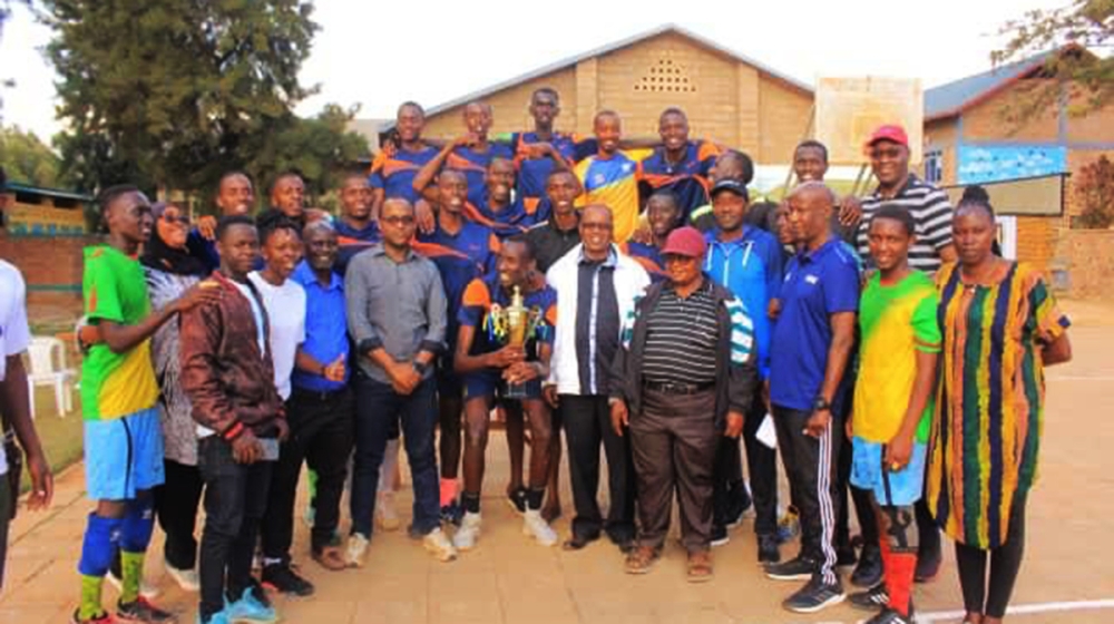 Nyarugunga secondary school Volleyball team is one of the schools that will represent Rwanda in the regional inter-schools sports competitions. Courtesy.