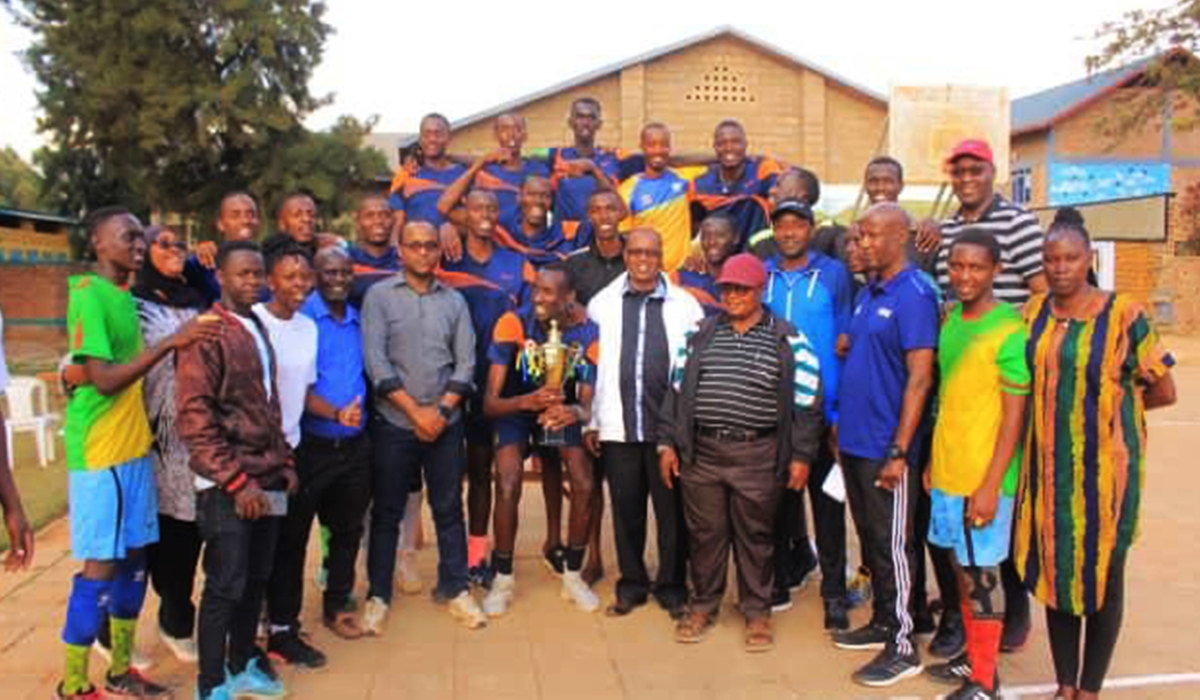 Nyarugunga secondary school Volleyball team is one of the schools that will represent Rwanda in the regional inter-schools sports competitions. Courtesy.
