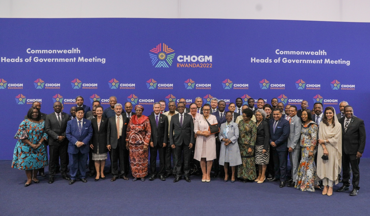 Delegates during the Commonwealth Heads of Government Meeting that took place in Kigali in June. Hospitality is one of the services that performed well in the last quarter. / Photo: Dan Nsengiyumva