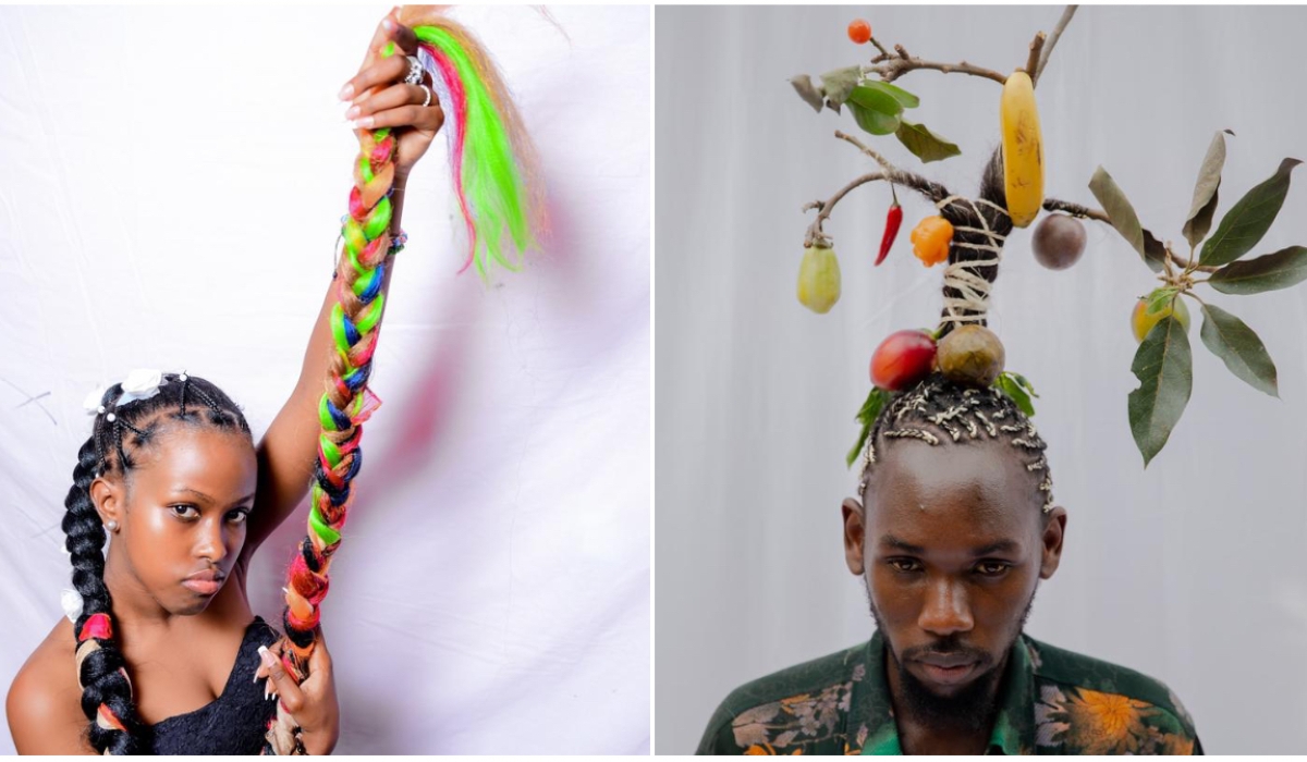 Some of the hairstyles by Maniraguha. / Courtesy photos