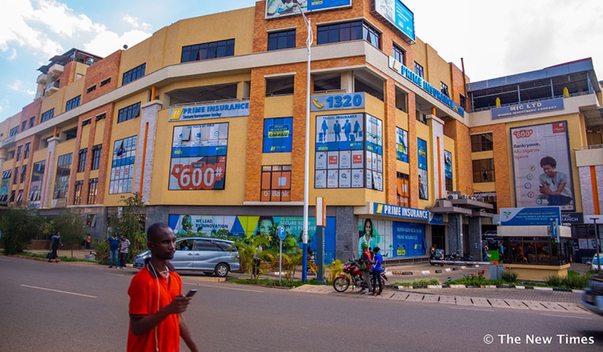 MIC Building in downtown Kigali is one of the business centres in Kigali.  Photo: File.
