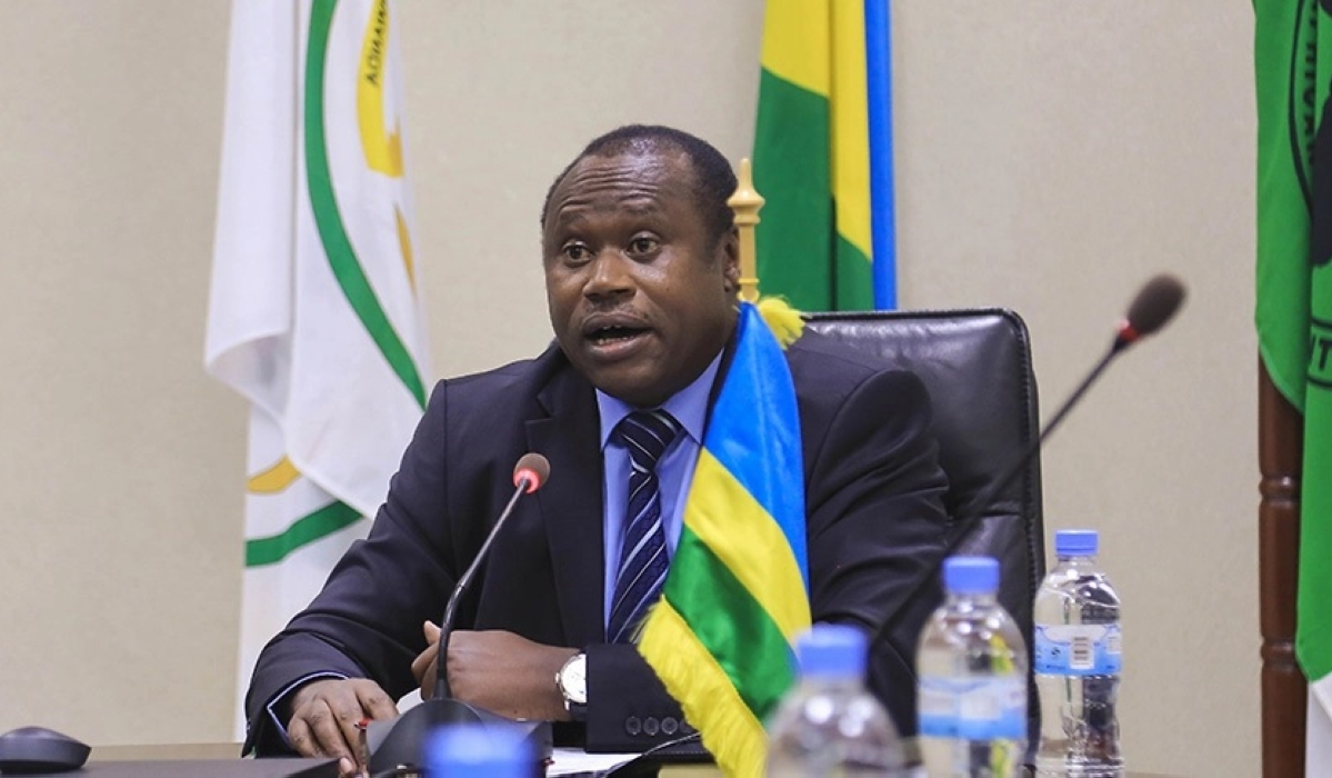 Uzziel Ndagijimana, the Minister of Finance. Photo: File.