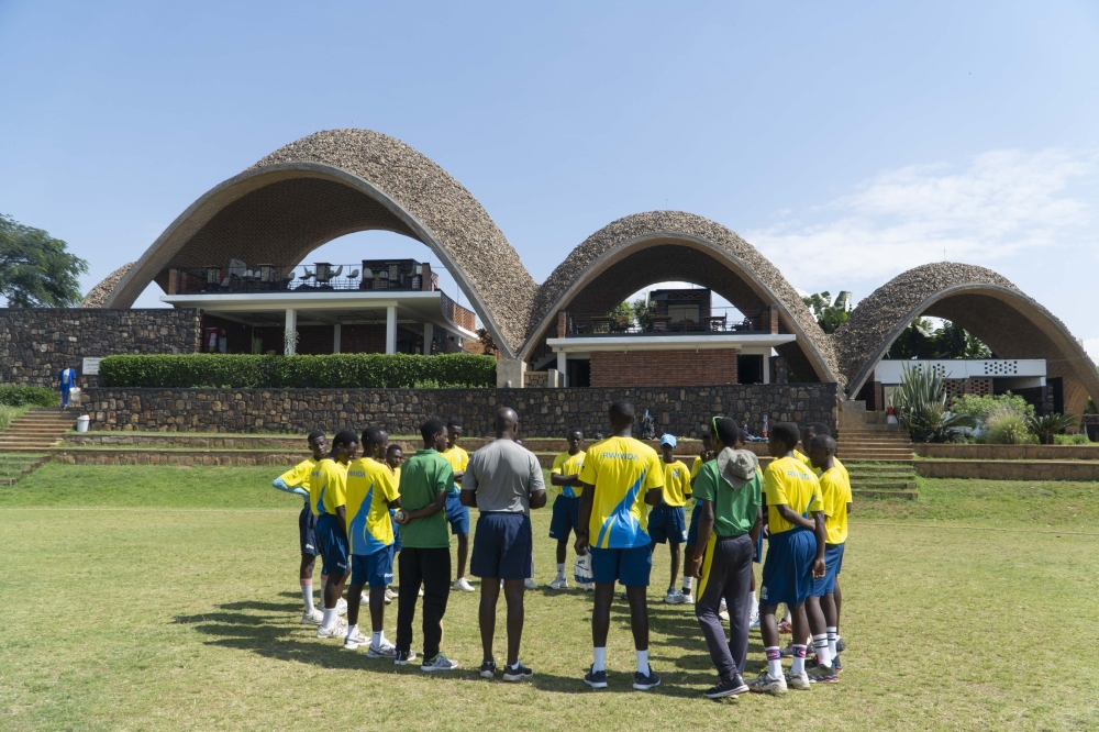 The national U-19 men’s cricket team during a recent training season as they prepared for the International Cricket Council (ICC) U-19 men’s World Cup Africa Division II qualifiers which kicks off in Abuja, Nigeria on September 30. Photo: Courtesy.