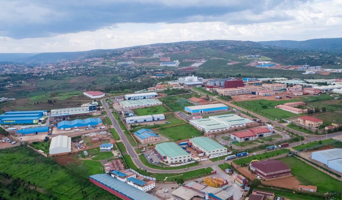 Aerial view of Kigali Special Economic Zone. Block Solutions has secured five hectares in the industrial zone and the firm will start producing   products beginning next year. File
