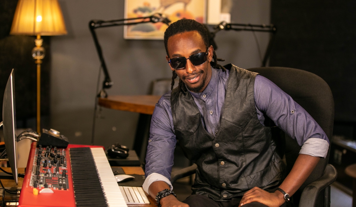 Andy Bumuntu after the interview. Photos/Willy Mucyo