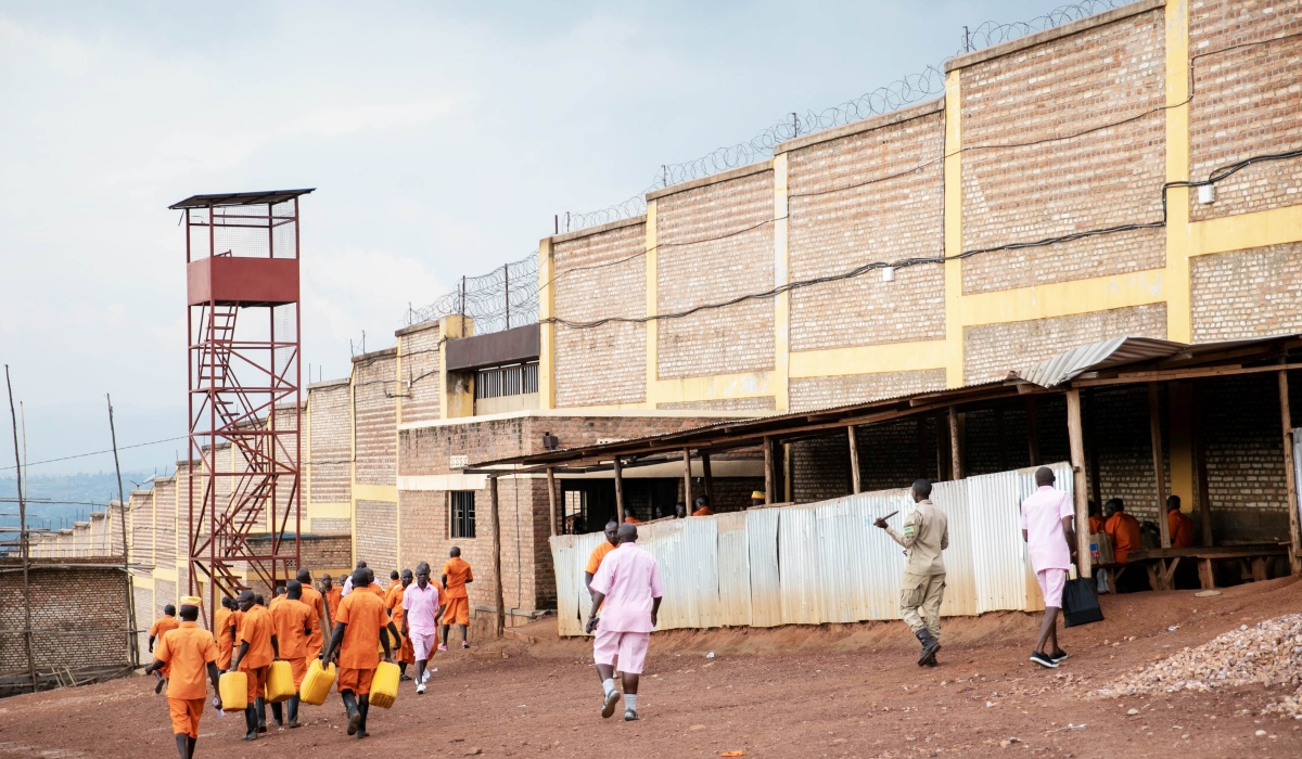 Prisoners at Nyarugenge Prison in Mageragere Sector.  Rwanda is set to increase the use of non-custodial mechanisms for convicts and detainees. Sam Ngendahimana