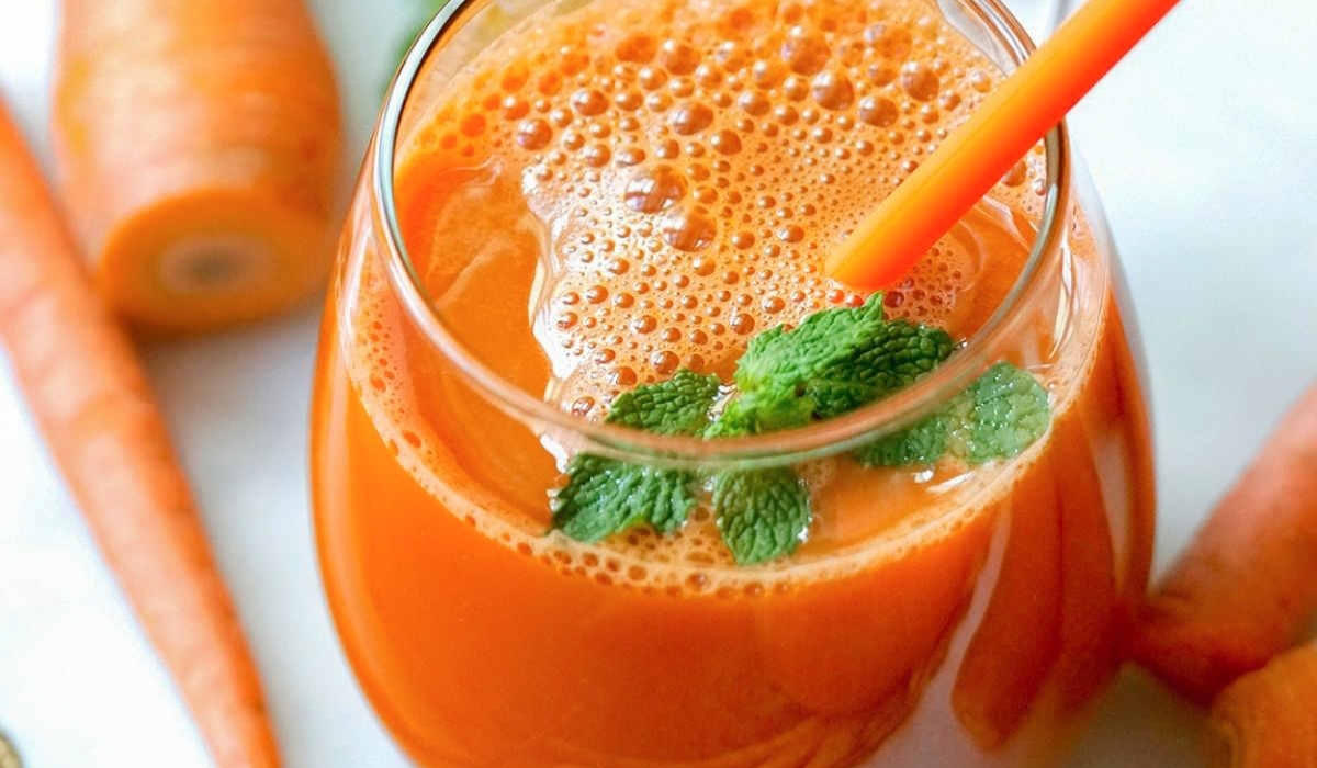 Carrot juice is incredibly nutritious. Photo/Net