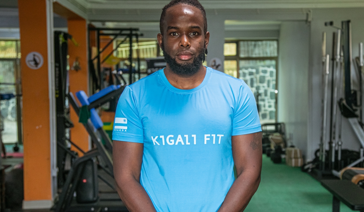 Theo Mutesa always wanted to own a gym. Photos/Willy Mucyo