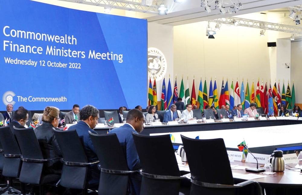 The 2022 Commonwealth Finance Ministers Meeting hosted in Washington DC on Wednesday, October 12. Courtesy