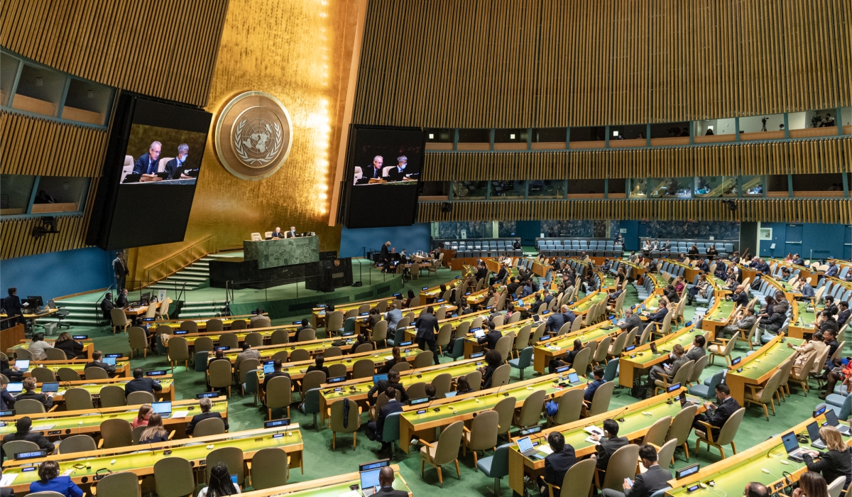 The United Nations General Assembly overwhelmingly adopted a resolution calling on countries to reject Russia&#039;s attempted annexation of four regions of Ukraine. Courtesy
