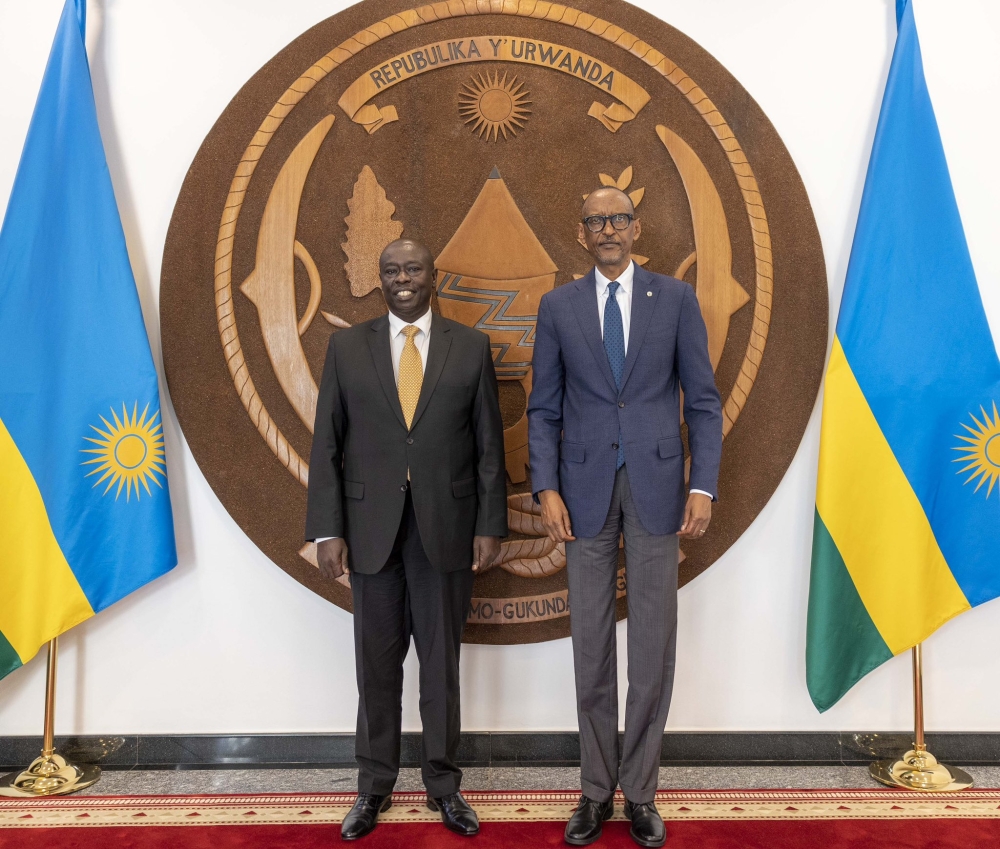 President Paul Kagame received Kenya&#039;s Deputy President, Rigathi Gachagua at Village Urugwiro, on Thursday, October 13, Photo by Village Urugwiro