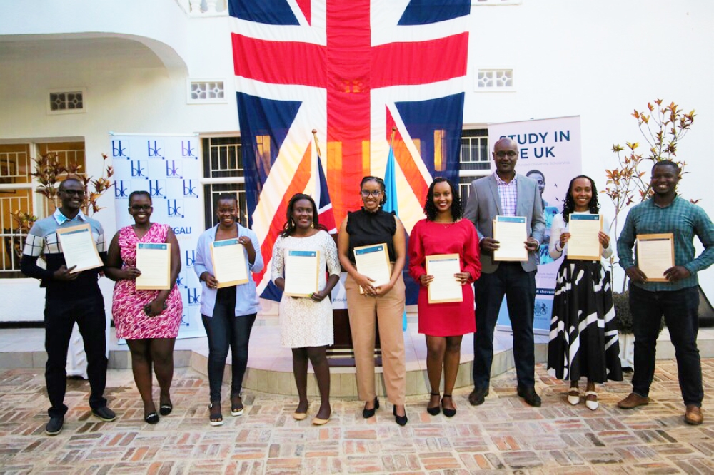 Some of the Rwandans who were selected for Chevening Scholarship Programme in The United Kingdom last year. Photo: Craish Bahizi.