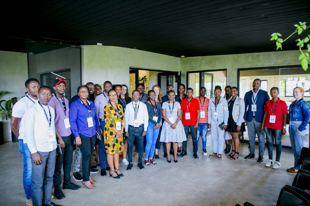 Participants at the Youth Micro-enterprise Learning Exchange