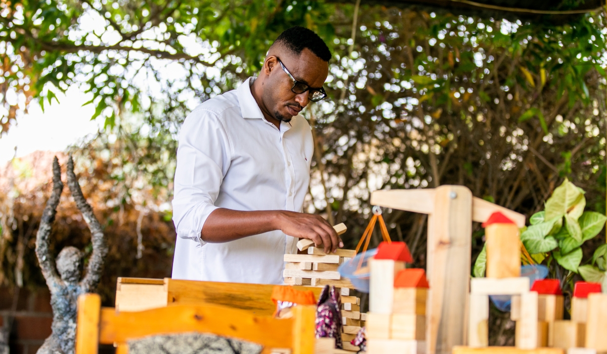 Christian Muhoza into the business of creating learning toys.