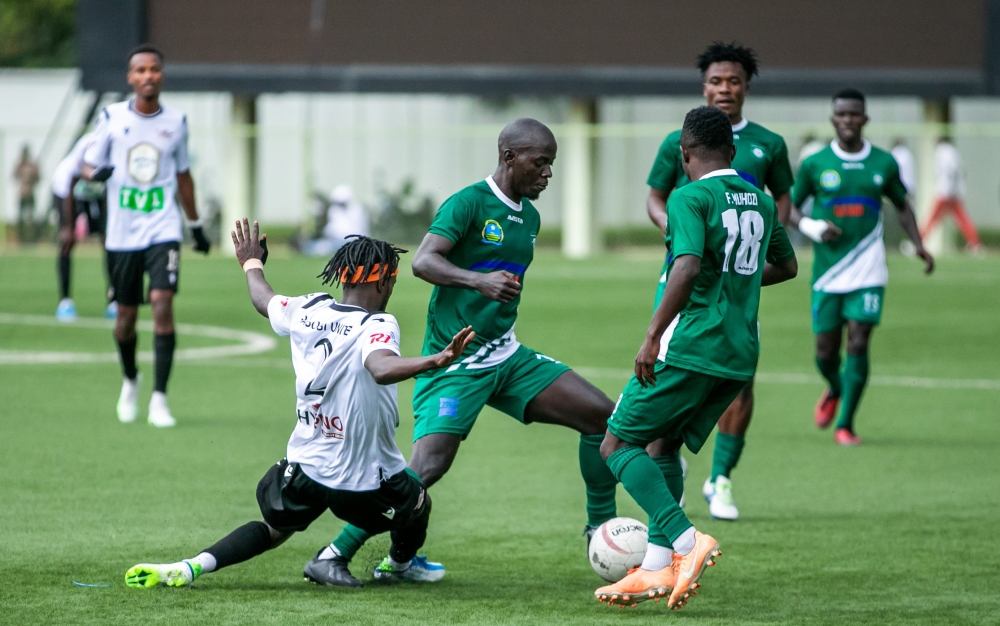 SC Kiyovu players during the match against Gasogi United last season. Mukura Victory Sports and SC Kiyovu will clash in Huye on Sunday afternoon Olivier Mugwiza