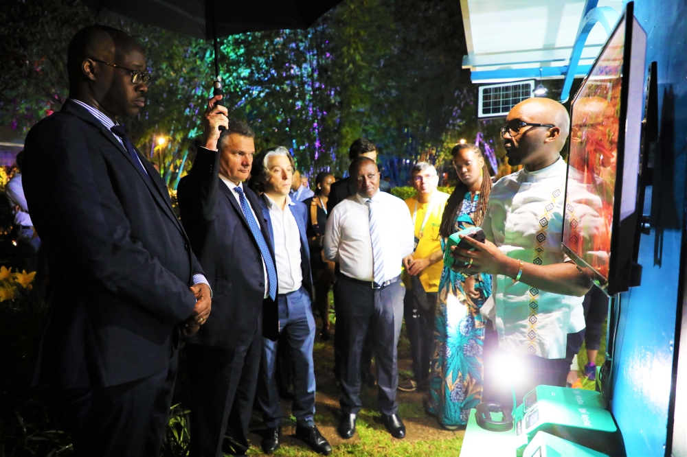 Pudence Rubingisa, City of Kigali Mayor, and Ambassador of France to Rwanda  Antoine Anfré  were among officials who graced the event at Nyandungu. Photos Craish Bahizi