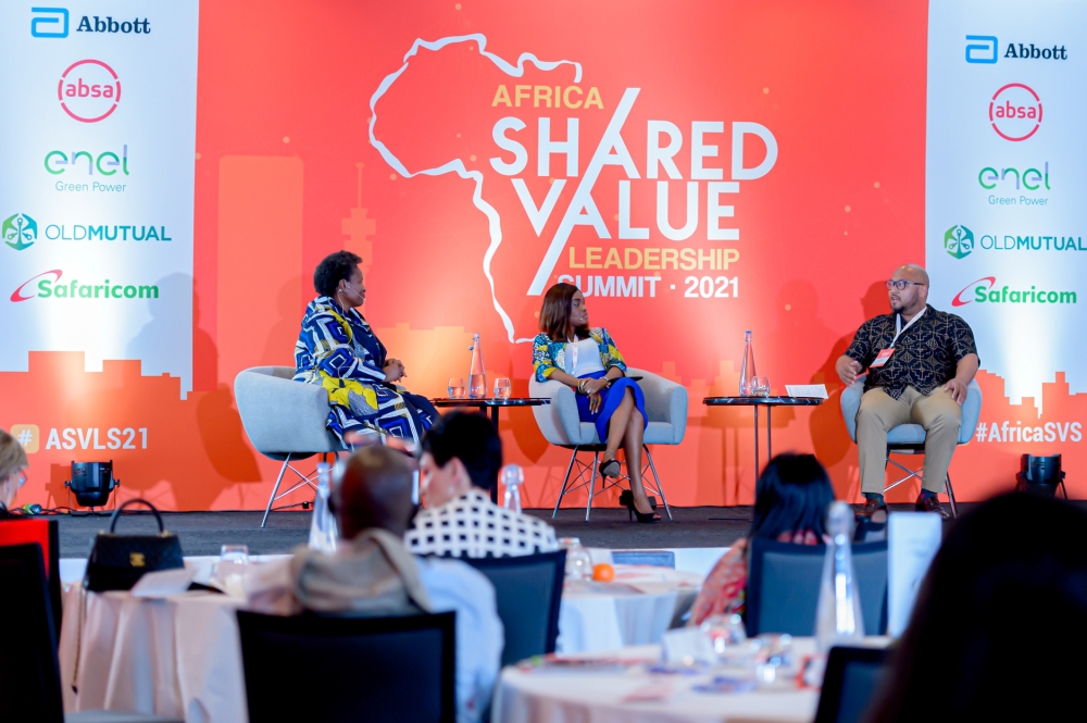 One of the panel discussions that happened during the 5th Africa Shared Value Leadership Summit in Johannesburg, South Africa.