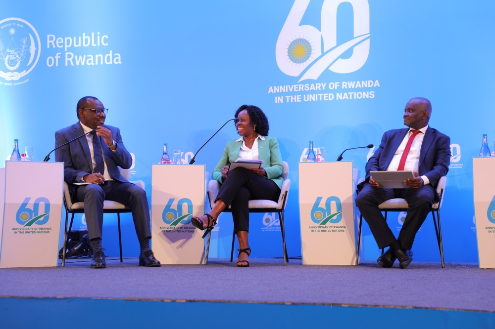 Panelists discuss on the theme "partnering for a better, shared future for all"