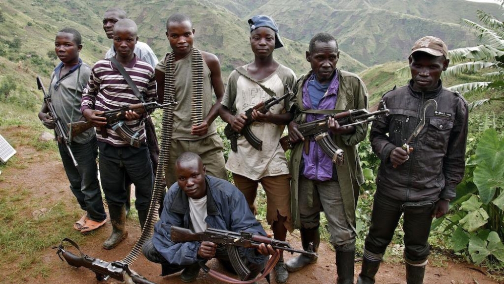 Members of the FDLR terror group in Masisi (courtesy photo) 