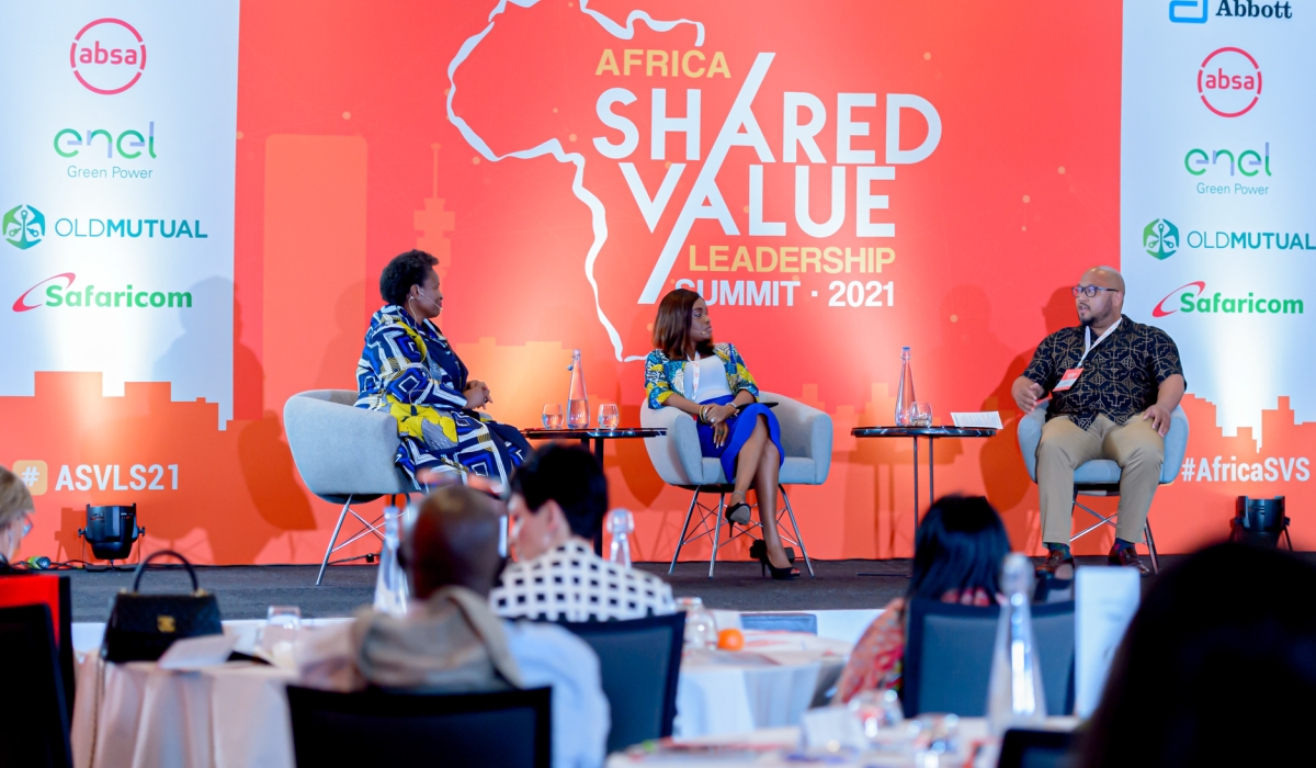 One of the panel discussions that happened during the 5th Africa Shared Value Leadership Summit in Johannesburg, South Africa.