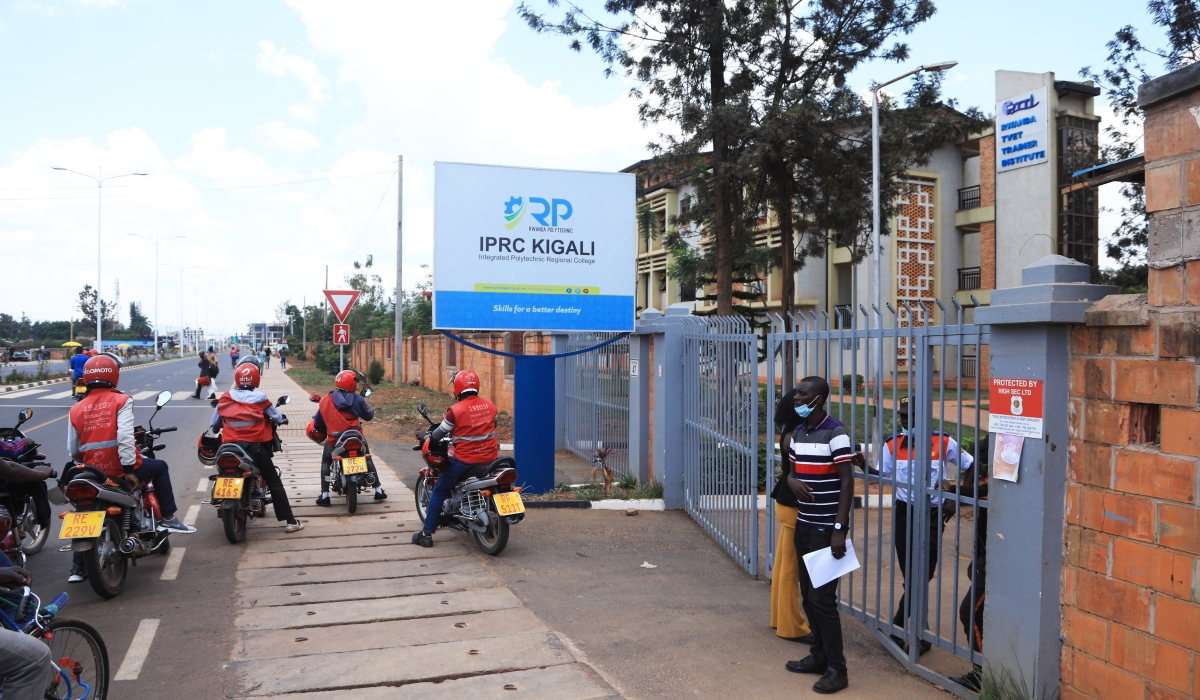 A  view of the closed main gate of IPRC Kigali on Monday, October 24. Photo by Sam Ngendahimana