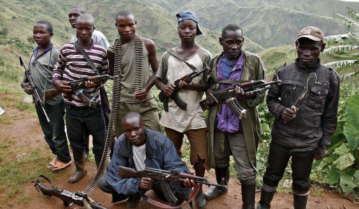 Members of the FDLR terror group in Masisi (courtesy photo) 
