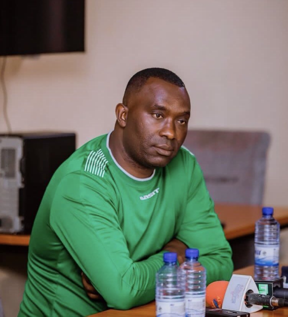 Kiyovu Sports president Juvenal Mvukiyehe who resigned from his position citing personal reasons  on Thursday , September 29, will continue leading the club until November . Courtesy