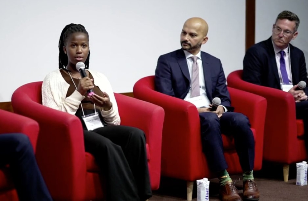 Paladie sharing her lived experience and advocating access to care at PENPlus in Action, September 2022.